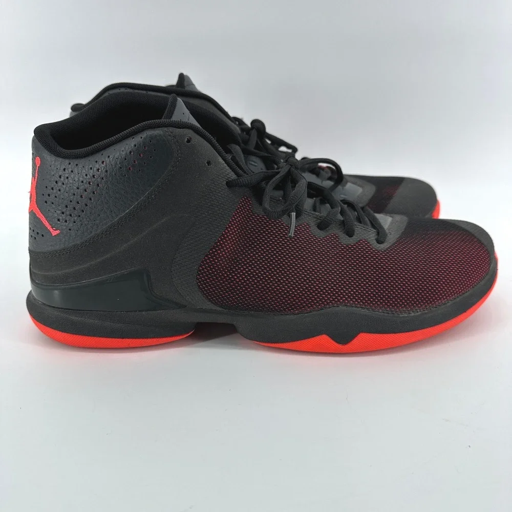 Jordan Super.Fly 4 Black Gym Red Basketball Shoes 819163-012 Mens 13